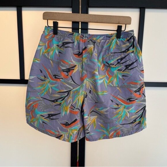 Patagonia Men's SMALL Baggies shorts Birds Of Paradise Swim Trunks Lined - Picture 1 of 16